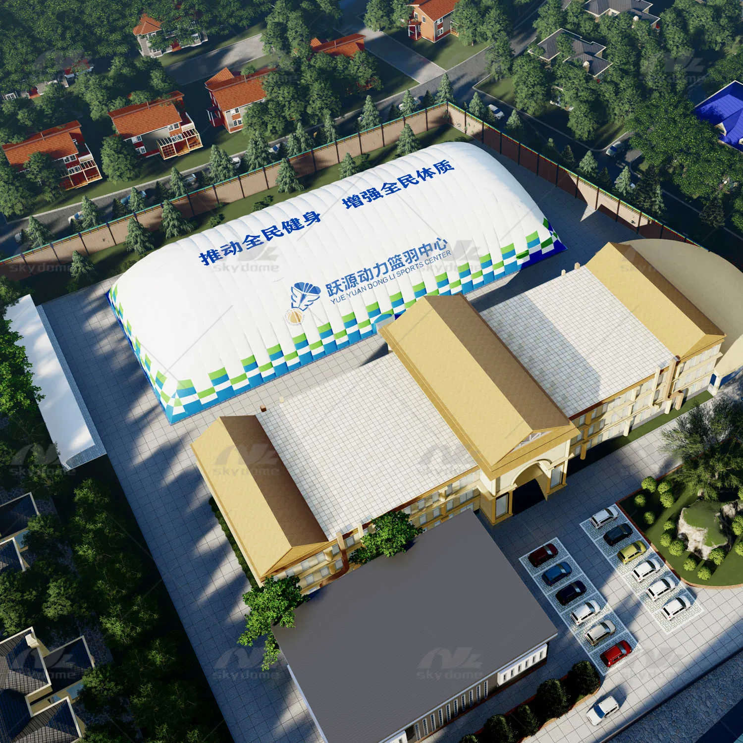 Designed Inflatable Sports Air Dome for Basketball and Badminton