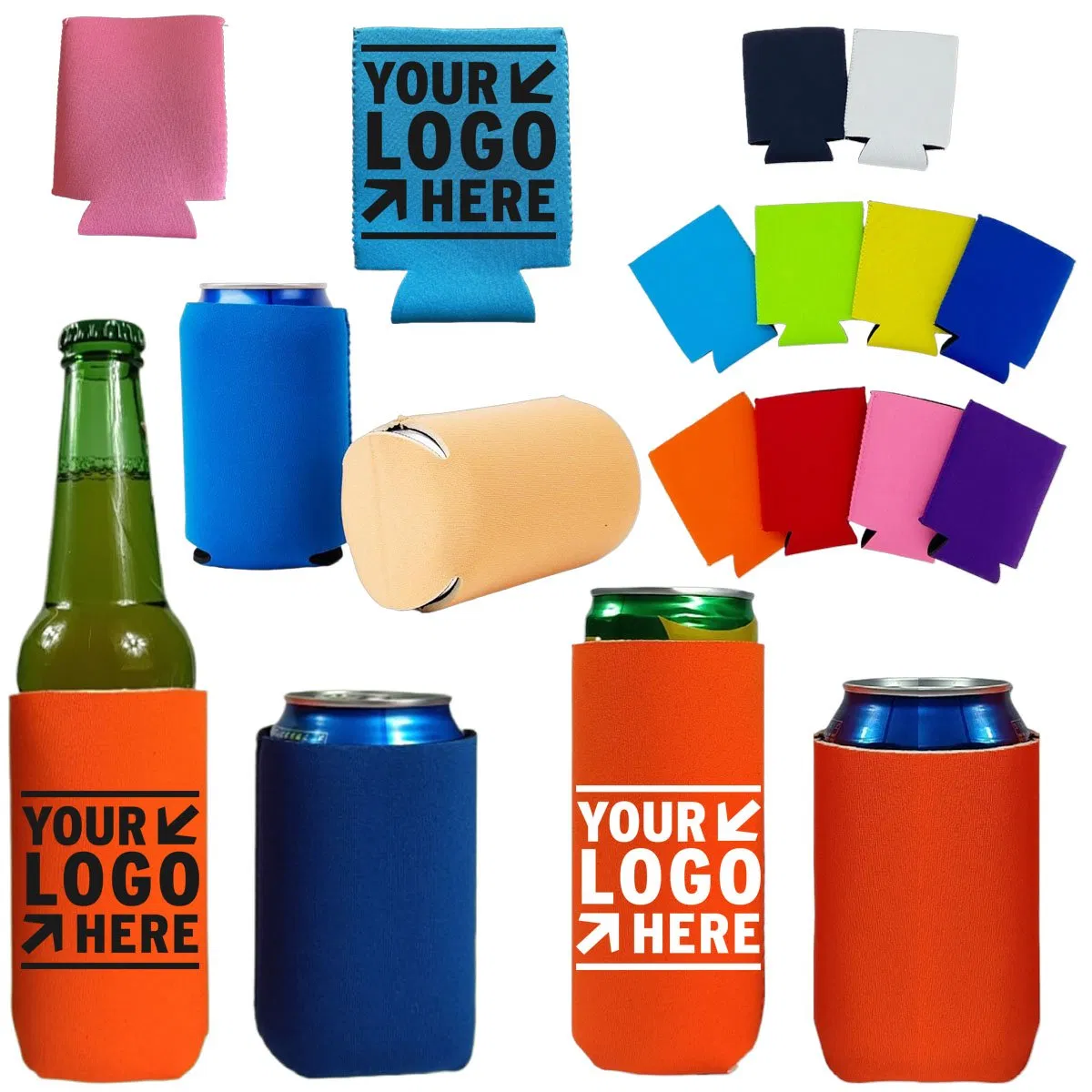 Beer and Cola Protective Case Can Cooler Sleeve Foam Collapsible Cooler Can Cover