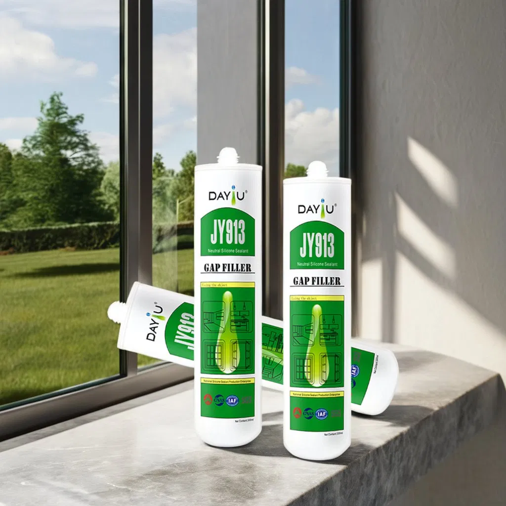 Good Viscosity Construction Material Adhesives Weatherproof Neutral Sealant for Glass