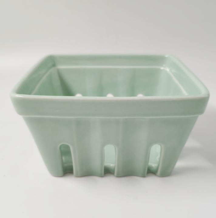 Modern Life Serving Fruit Bowls White Ceramic Fruit Basket