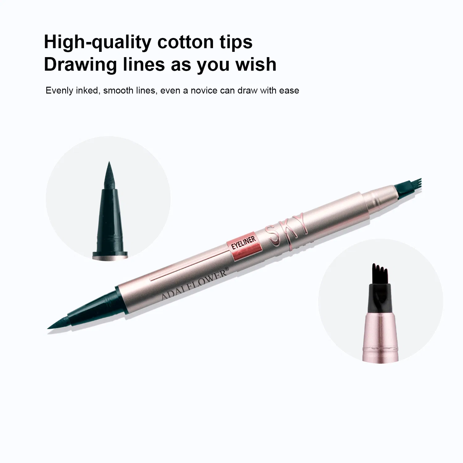 Best Waterproof Smudge Proof Long Lasting Brown Black Liquid Eyebrow Pencil Eyeliner