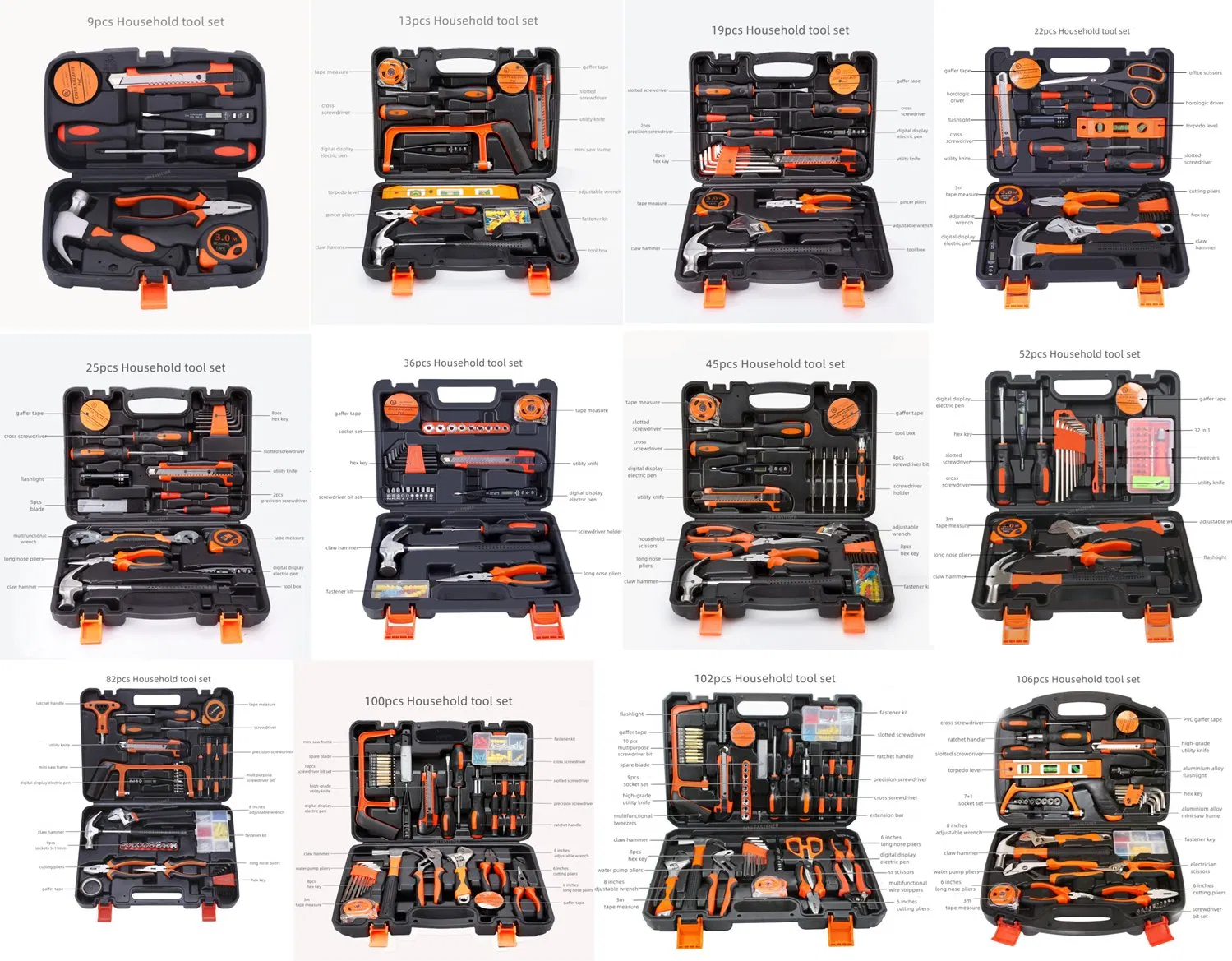 Hardware Tools Outdoor Garden Tool Kits Gift Household Multifunctional Hand Tool Set