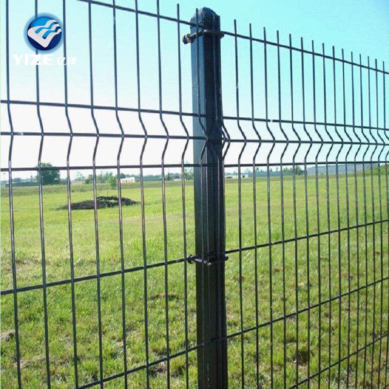 1/6hot-DIP Galvanized Wire Mesh Fence PVC Coated 3D Fence Panel Plastic Coated 3D Curved Fence Price