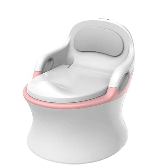 Multifunctional Potty with PU Cushion Can Be Used as Adult Toilet Adapter