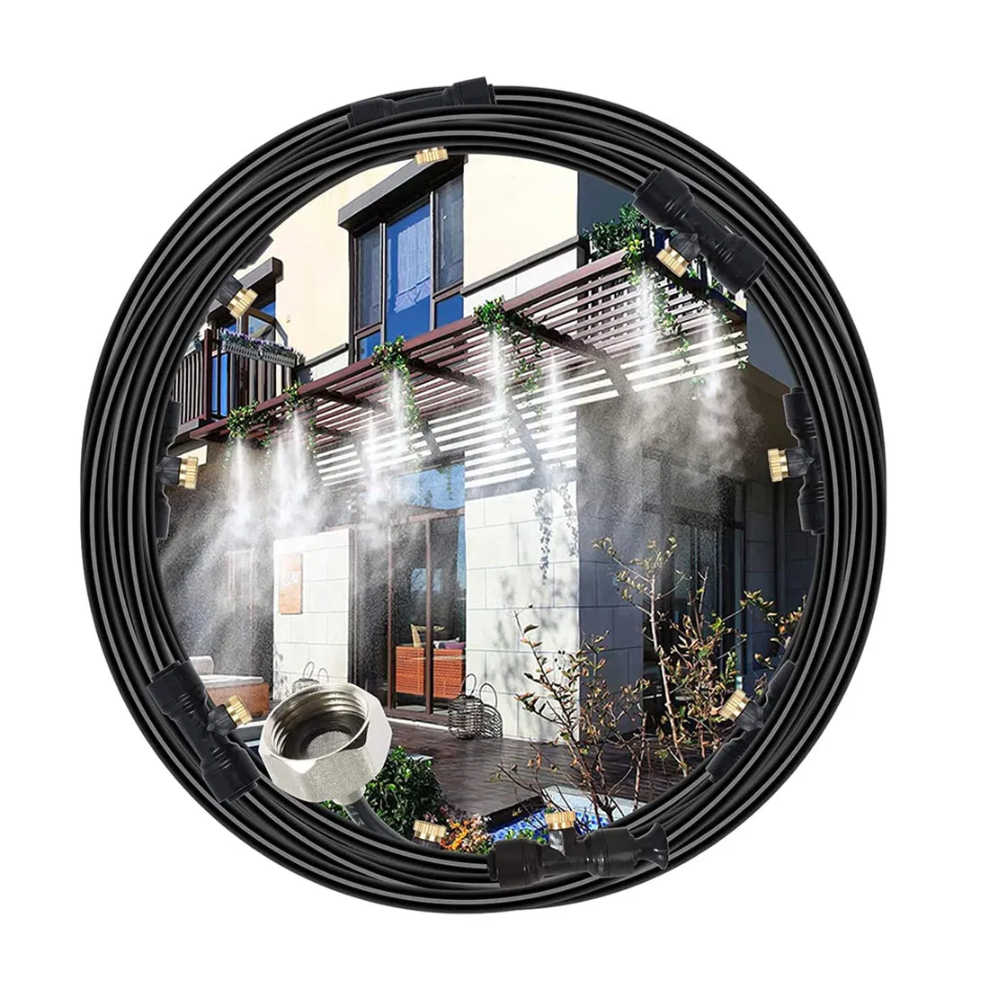 Brand New Outdoor Fans Outside Marine Water Spray Misting Cooling System for Park Fog
