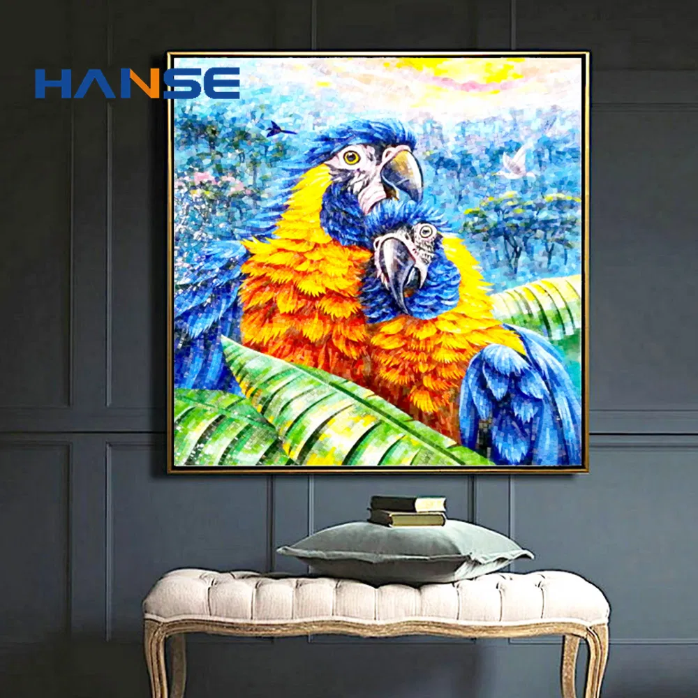 Modern Style Ceramic Mosaic Mural Glass Murals Butterfly Textured Wall Tiles