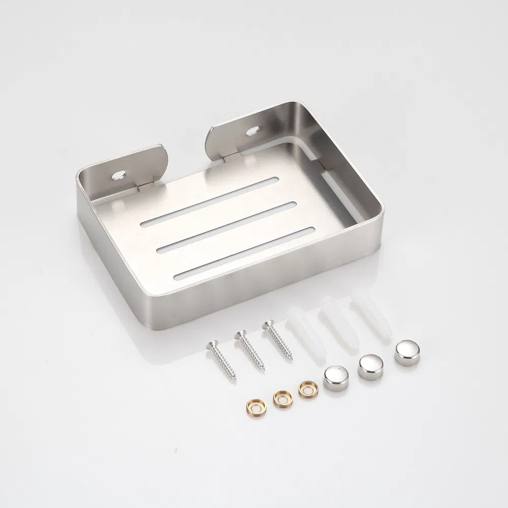 Мыльница настенная из нержавеющей стали Brushed Nickel