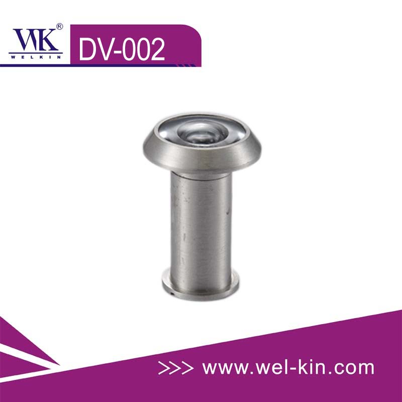 180 Degree Zinc Alloy Satin Nickel Security Peephole Door Viewer for Wood Door (DV-002)