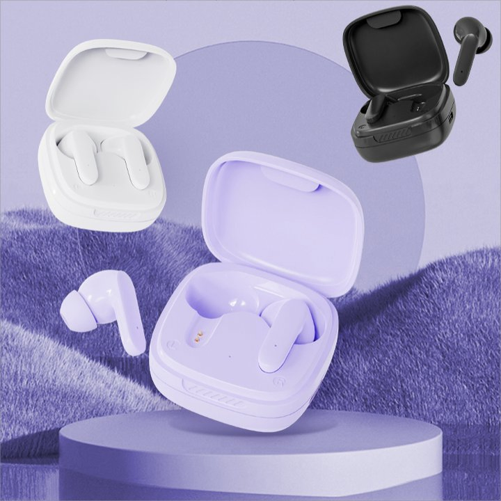 Tws Earbuds Audio Stereo Sound Music Blueth Headphones Multi Color Fone De Ouvido Tws Earphones with Charging Box