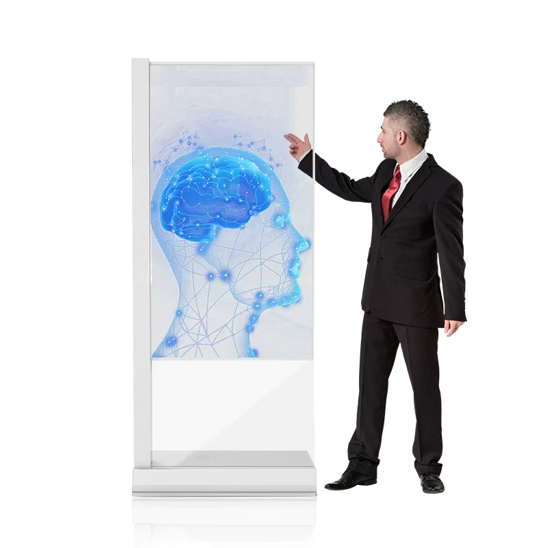 55-дюймовый прозрачный OLED дисплей с сенсорным экраном