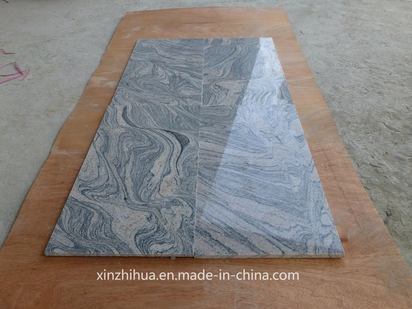 Natural Stone Juparana Light Grey /Sea Wave Polished/Flamed/Honed Granite Flooring Tile/Paving Tile