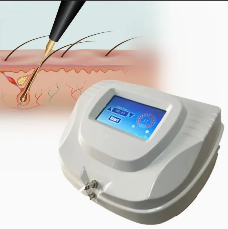 Rbs Electrolysis Permanent Hair Removal Machine with Electrolyse Needles for White Hair Removal