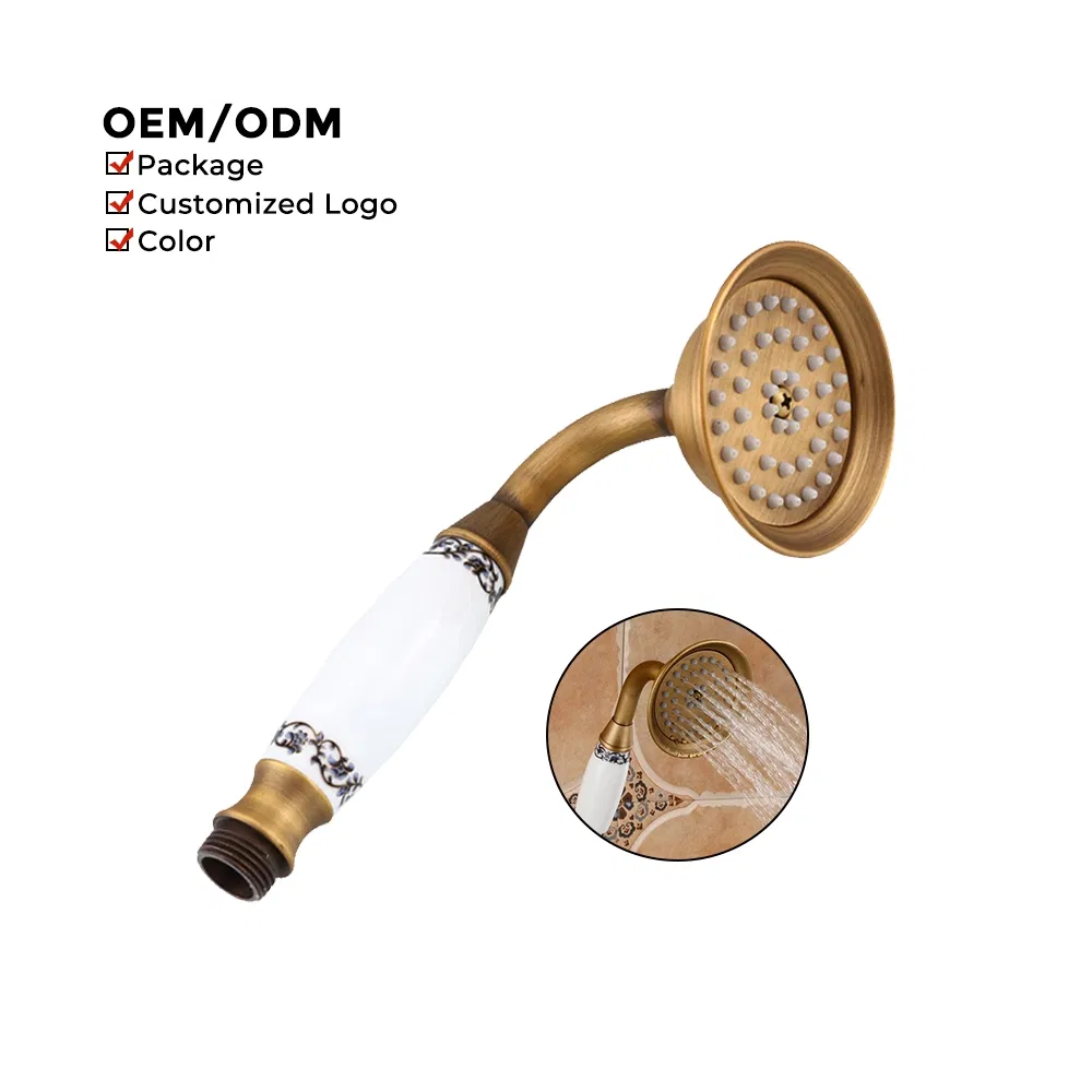 Antique Color Brass Body Bathroom Shower Hand Spray