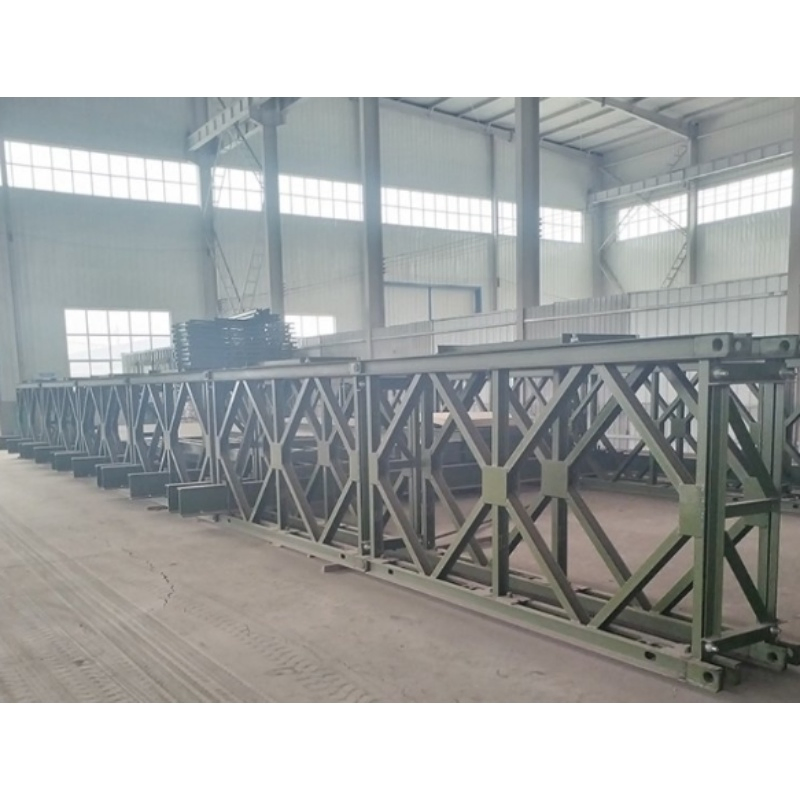 Bailey Bridge Steel Truss with Galvanized Surface Treatment and Remote Guidance