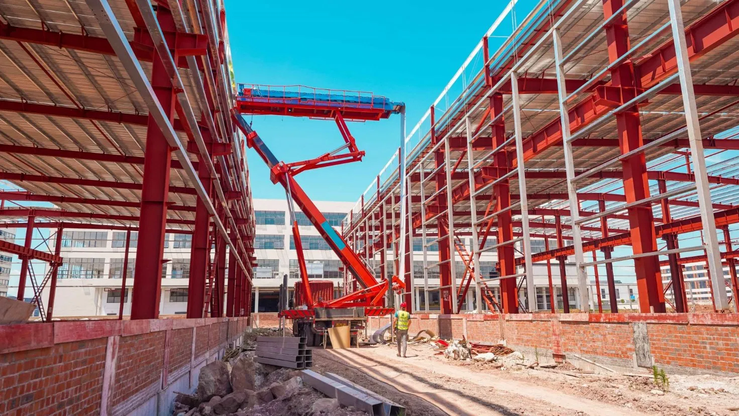 Factory Price -Large Span Steel Structure Frame Prefabricated Net Frame Structure
