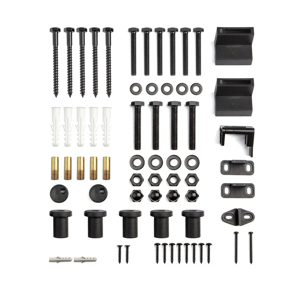 Antique Style Sliding Barn Door Closet Hardware Kit Set
