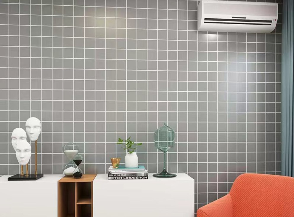 Ceramic Design Self Adhesive Marble Wall Sticker Oilproof Peel Wallpaper for Kitchen