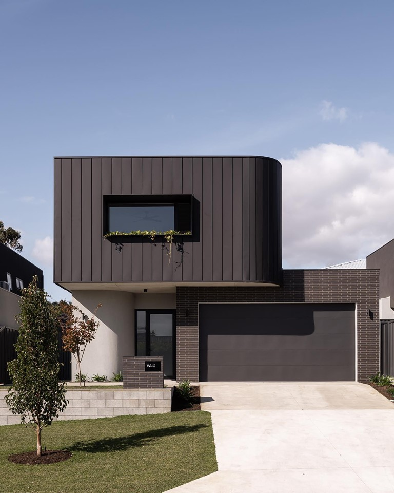 Integrated Cladding Materials Flush Mount Garage Door