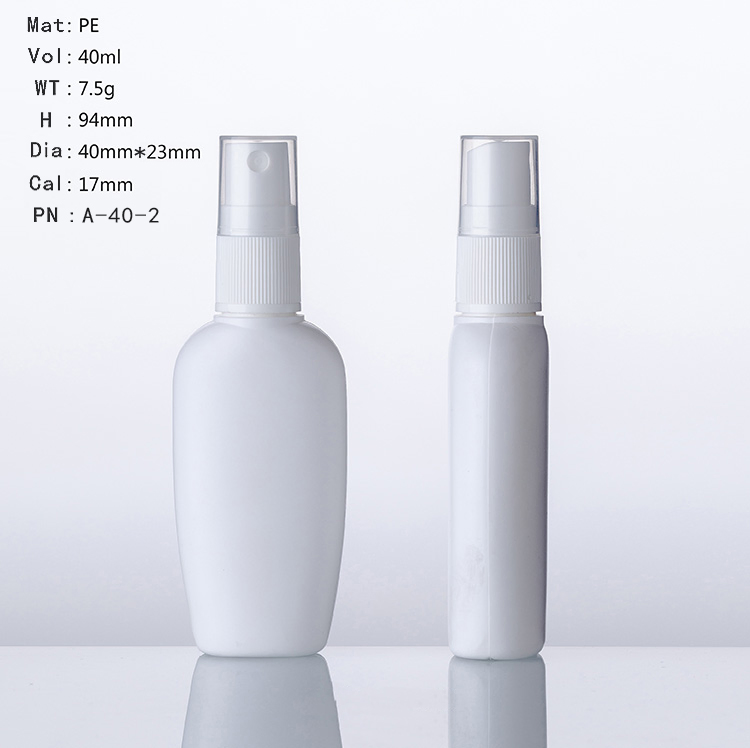 Empty Pet Plastic Spray Bottle Cosmetic Spray Bottles with Sprayer Pump