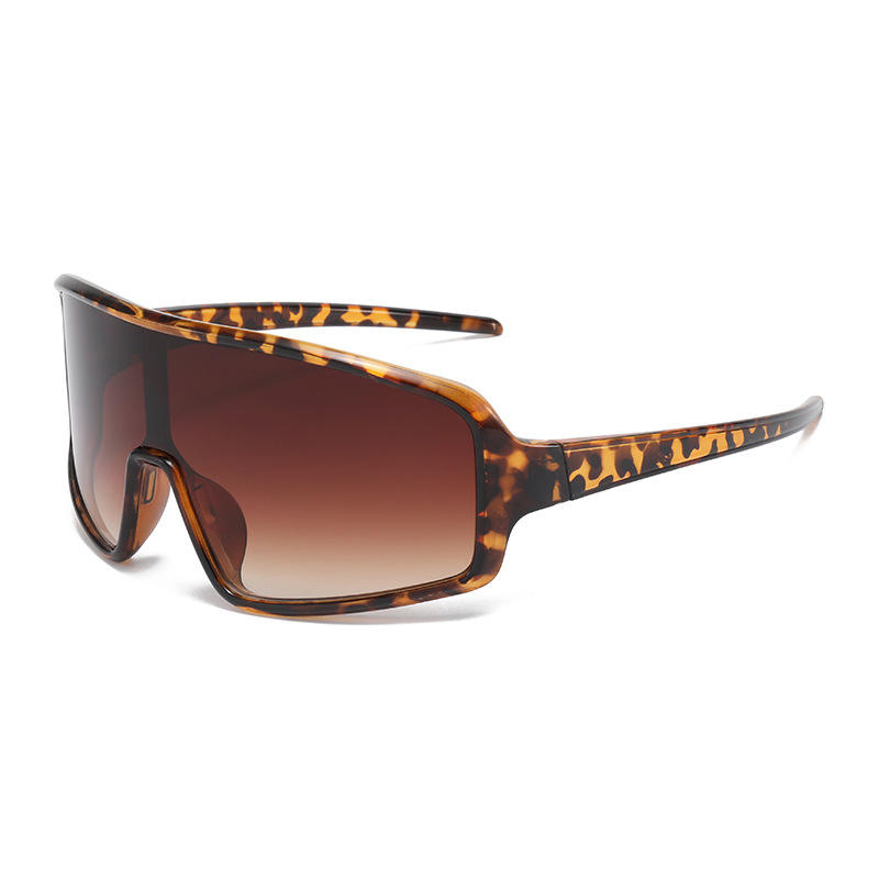 OEM Factory Directly Wholesale Leopard Print Windproof Outdoor Vu400 Sports Polarized Sunglasses