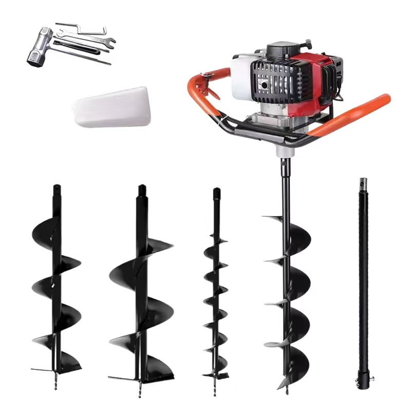 Good Quality 52cc Petrol Ground Drill 520 Gasoline Earth Auger with CE Certification