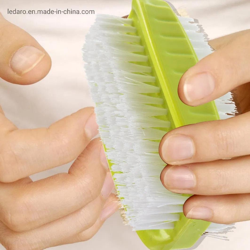 Customized Nail Brush Handle Grip for Cleaning Fingernail Scrub Cleaning Brushes for Toes and Nails Cleaner Double Sided