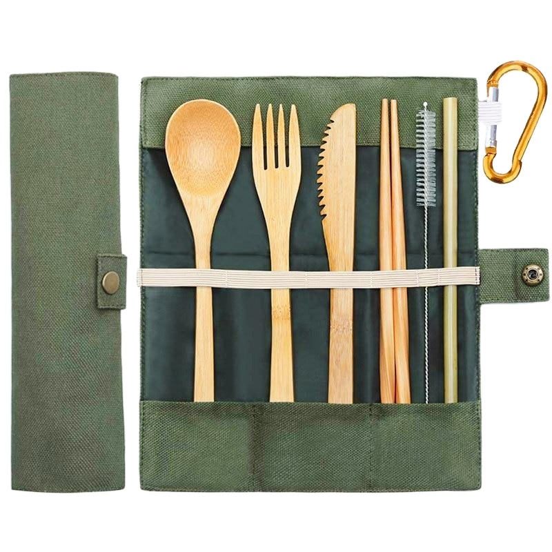 Bamboo Knife, Fork and Spoon Western Tableware