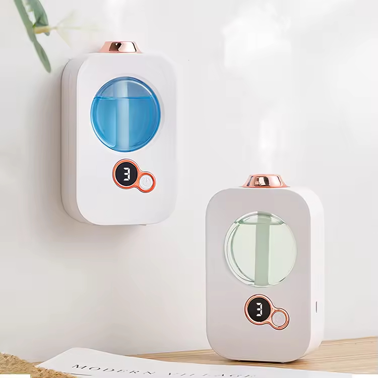 Toilet Fragrance Perfume Automatic Air Freshener Spray Aroma Diffuser Wall Mounted Rechargeable Wireless Essential Oil Diffuser