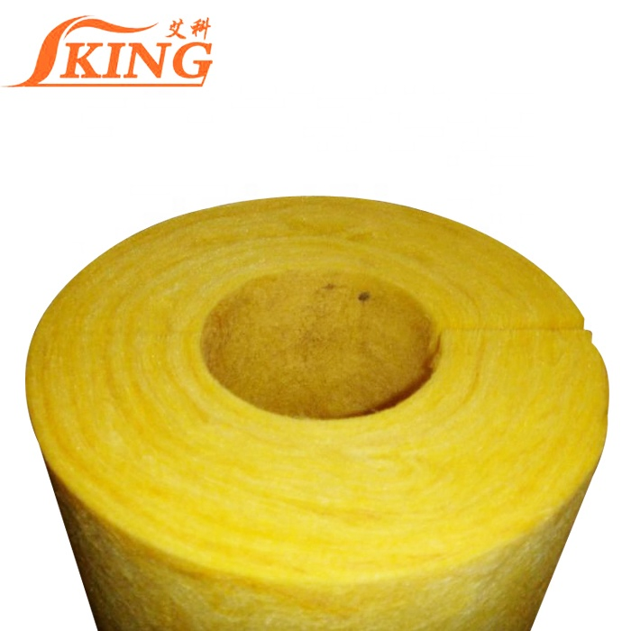 Isoking Fireproof Excellent Galss Wool Insulated Steam Insulation Tube