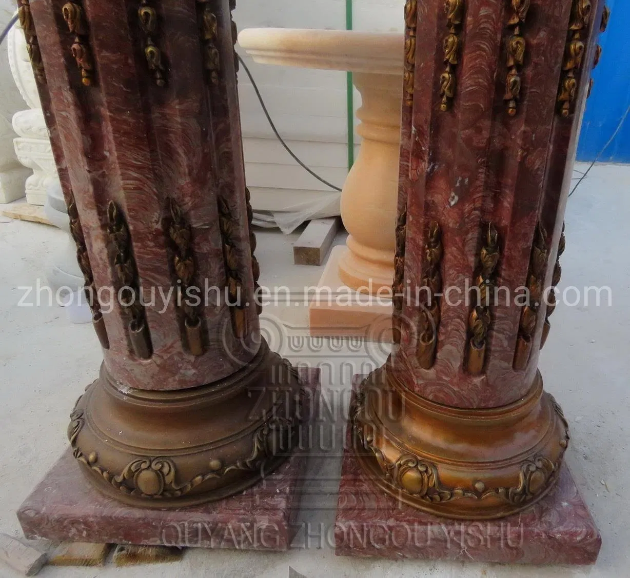Stone Marble Granite Home Decoration Pedestal Column