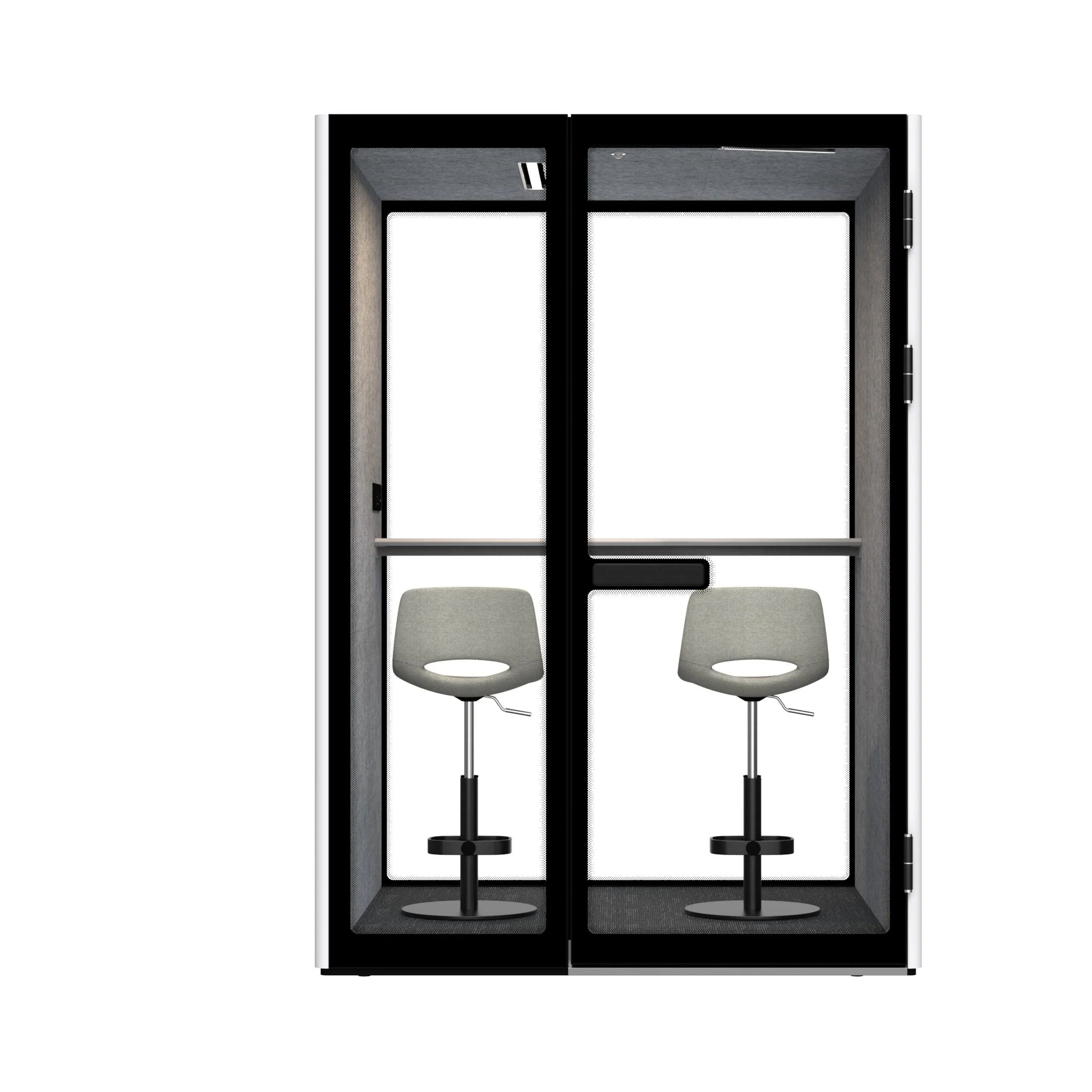 Postmodern Adjustable Mobile Meeting Booth for Office Building