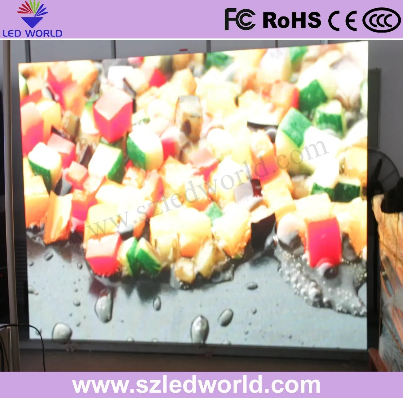 P4.81 Indoor Outdoor Advertising Board Sing Digital Full Color LED Display