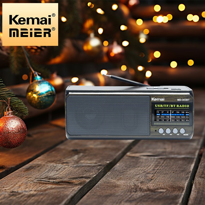 Retro Classic Wooden Digital Receiver FM/Am Sw1 Sw2 4 Bands Stereo Radio with a Wide Range