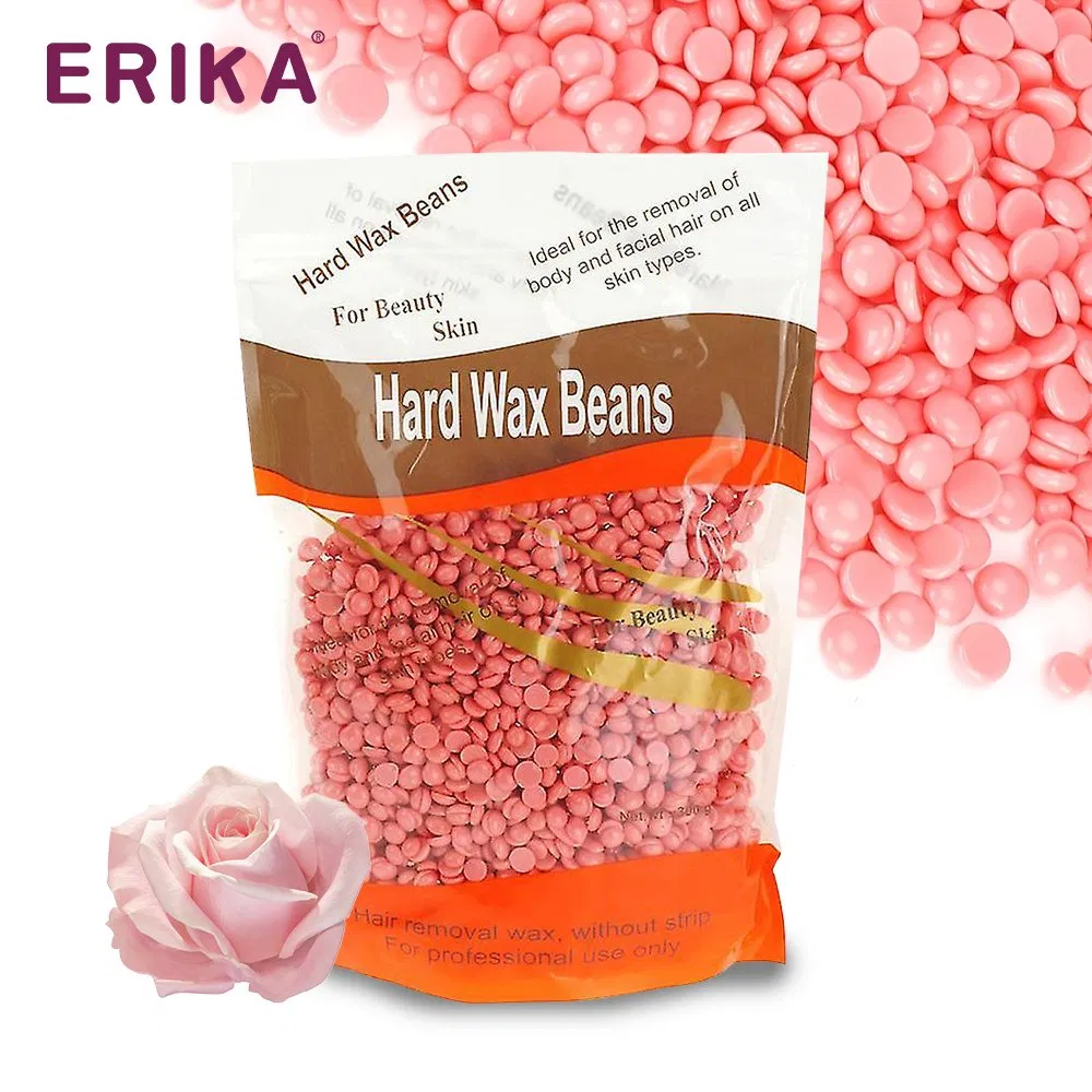 300g Rose Fragrance Hard Wax Beans for Delicate Skin Hair Removal Aromatherapy Inspired Fast Melt Salon Quality