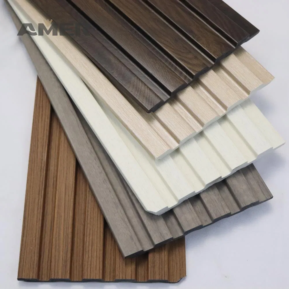 Rongke OEM Wall Deco Cladding Wooden Vinyl Upholstery Timber Wall Panels