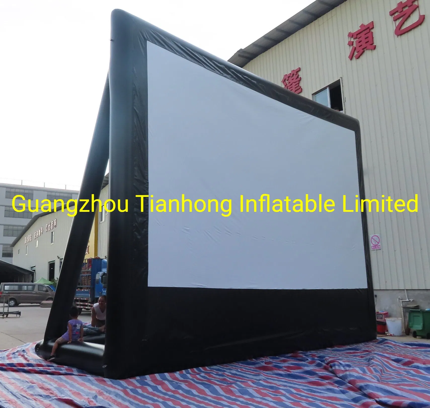 Outdoor Giant 8X6m Inflatable Projector Movie Screen