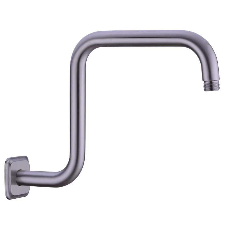 Bathroom Wall 12 Inch Round 201 Stainless Steel Chrome Shower Arm