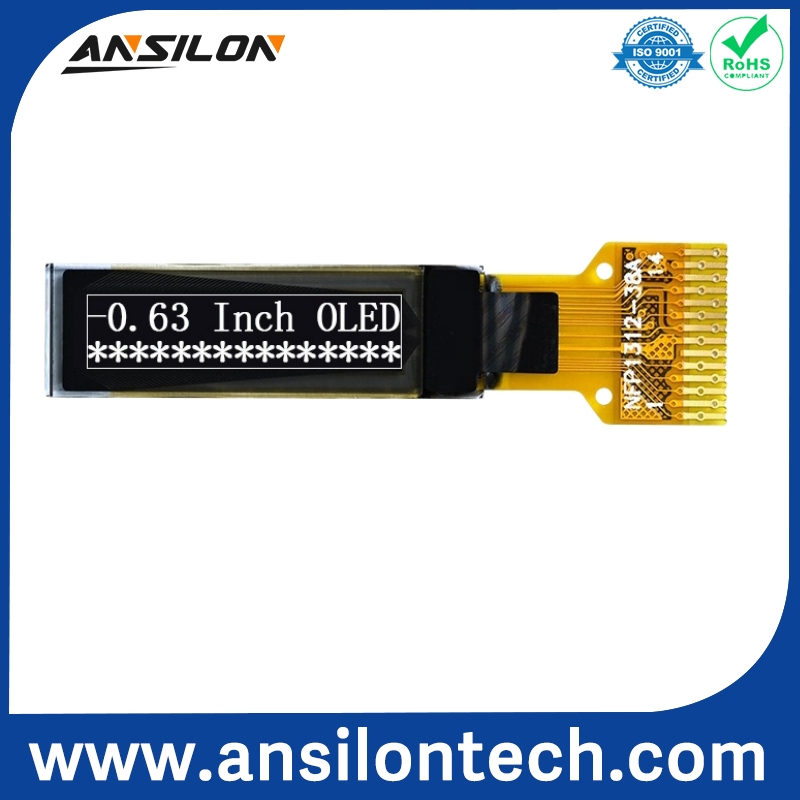 OLED-дисплей Mini 0.63 дюйма белый, модуль SSD1312/SSD1306