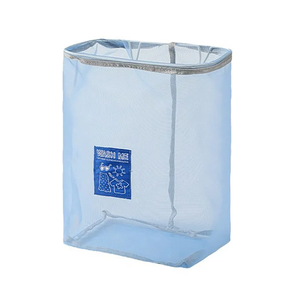 Wall Mount Laundry Basket Hanging Hamper Foldable Dirty Clothes Storage Organizer Ez30693