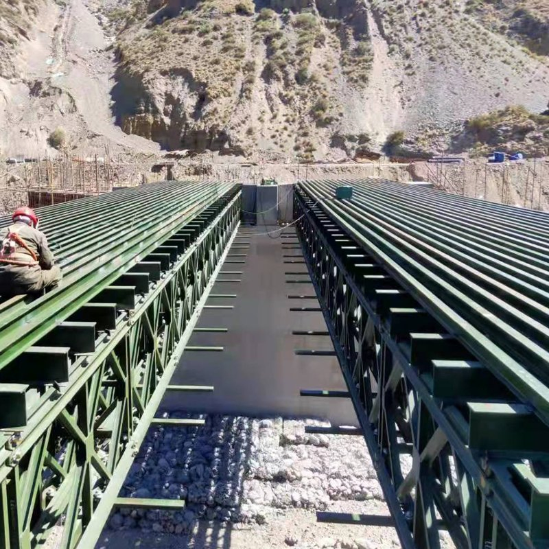 Robust Professional Grade Long Lasting Bailey Steel Structure Bridge for Harsh Environments
