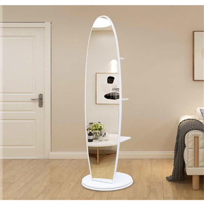 Dimmable Round LED Mirror for Makeup Vanity Salon with Anti-Fog