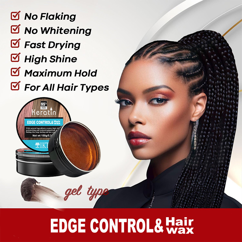 Private Label Natural Perfume Hair Edge Strong Hold Control Private Label 150g Hair Wax Original Factory OEM Men Women
