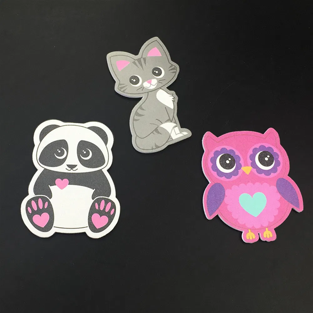 Double Sided Washable Reusable Manicure Supplies All Kinds of Cartoon Shape Nail Art Buffer Sponge