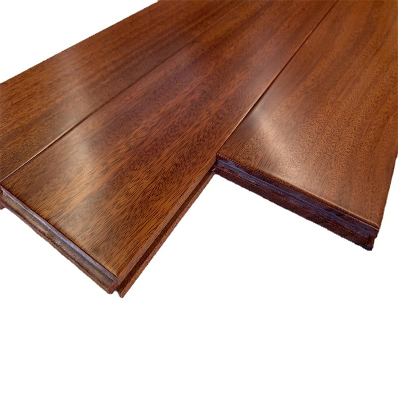 Household Moisture-Proof and Wear-Resistant 18mm Sandalwood Solid Wood Floor 0754