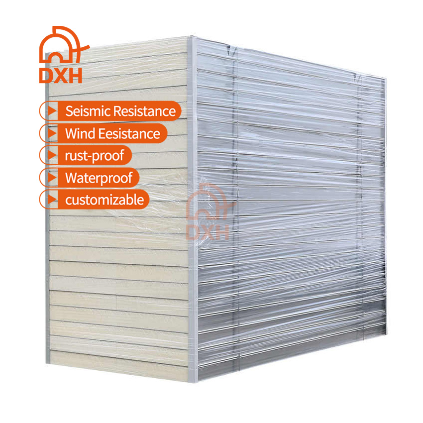 Dxh Composite Home Interior Decoration Construction Building Material PU Foam Sandwich Panel