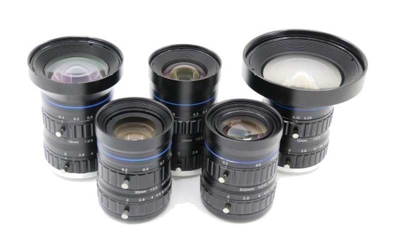 Объектив C-Mount 35mm F2.0 12MP для машинного зрения