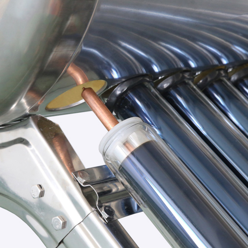 OEM Manufacturer Heat Pipe Pressure Solar Thermal Water Heater Mounted on Rooftop