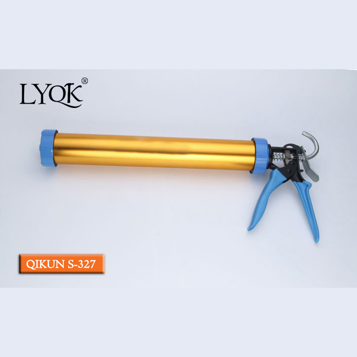 S-327 Opening Type Double Cartridges Skeleton Caulking Gun