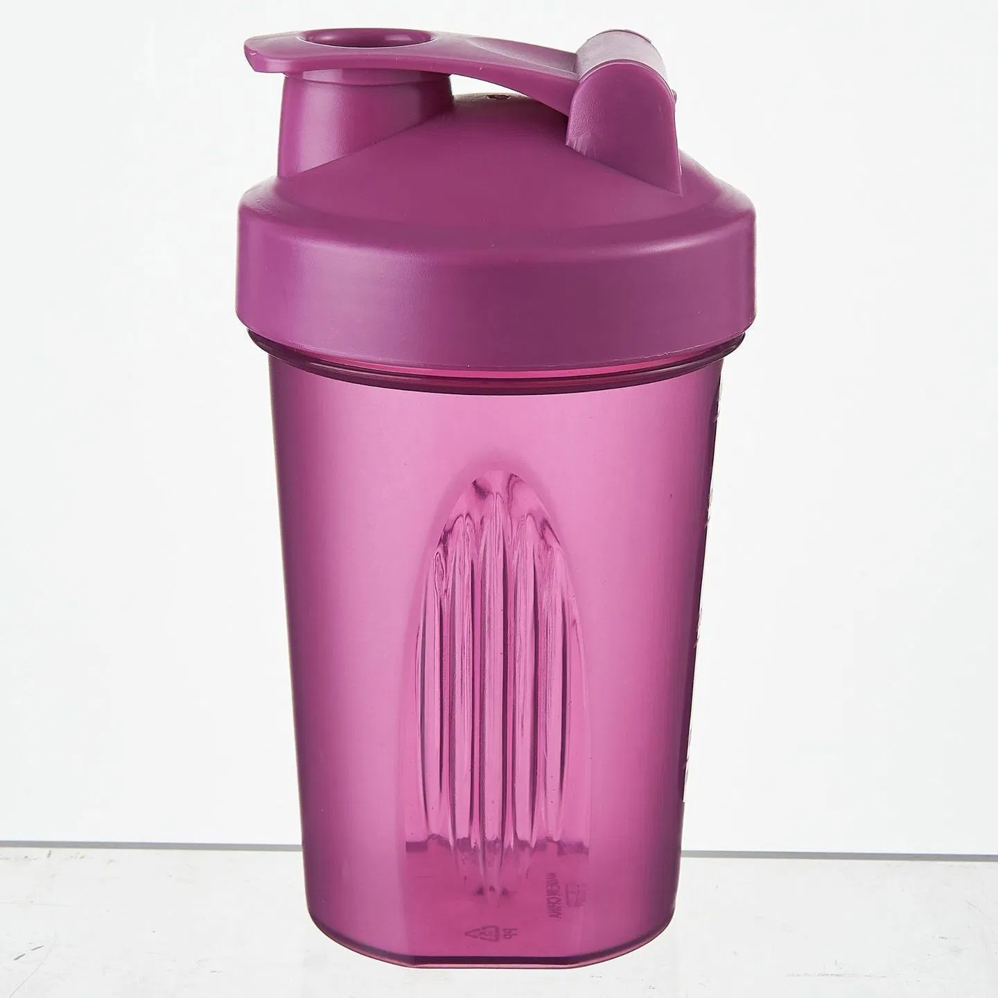 400ml Sports Protein Powder Bottle Fitness Plastic Shaking Cup with Scale