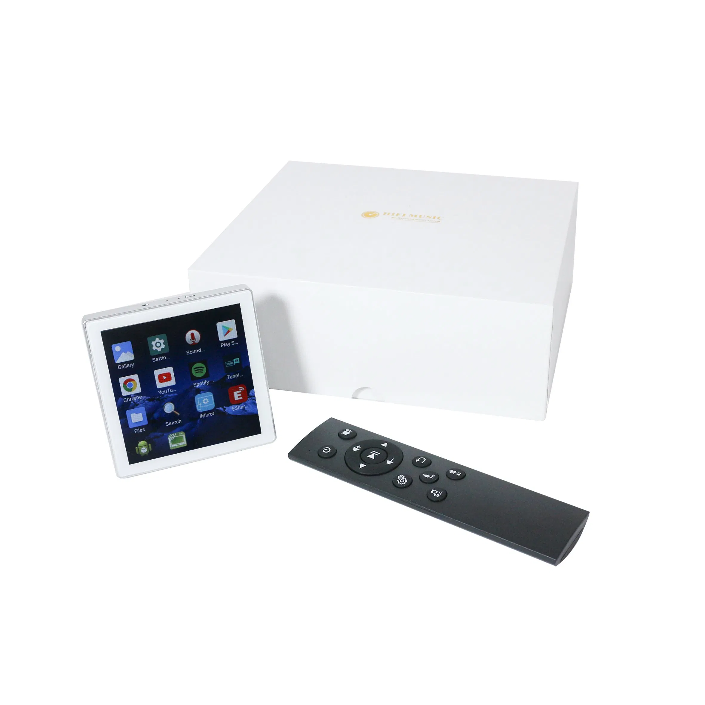 Android 10.0 Smart Home Theatre 4 Channel Bluetooth Wall Amplifiers with 4 Inch Touch Screen WiFi Wall Amplifier